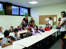 Un’aula ricavata negli spazi parrocchiali nel 2011 Bonaventura