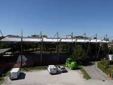 Il palaroller nel parco degli impianti di base (foto Katia Bonaventura)