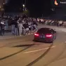Una delle auto che ha partecipato alla corsa illegale a Fiume