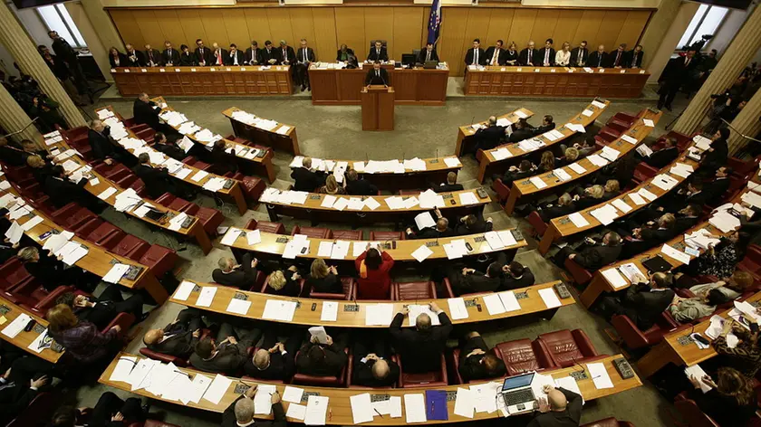 Una veduta del Sabor, il Parlamento croato