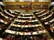 Una veduta del Sabor, il Parlamento croato