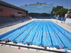 Gli spazi interni della piscina Bianchi (foto Andrea Lasorte)