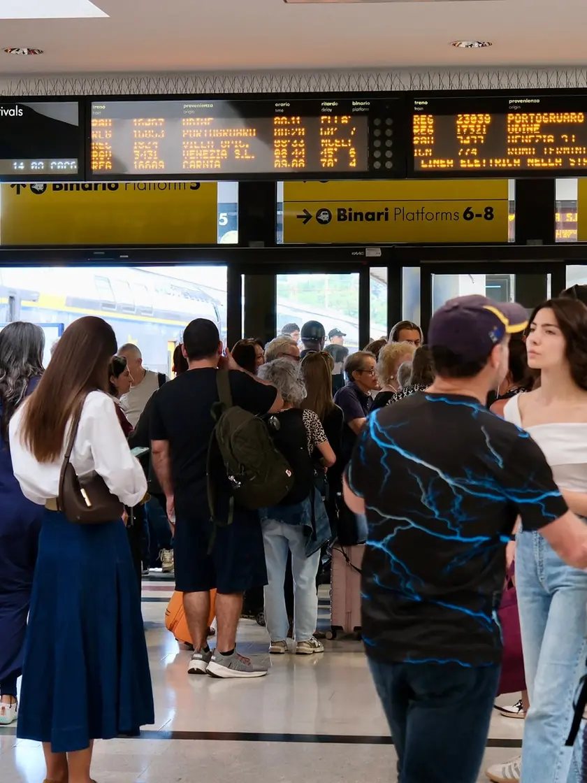 Il caos alla stazione di Trieste