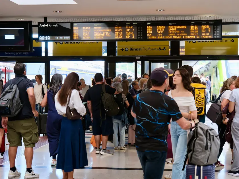 Il caos alla stazione di Trieste
