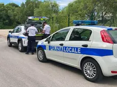I controlli della polizia locale di Monfalcone (foto d'archivio)