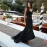 La modella Ahlam El Brinis alla Mostra del Cinema