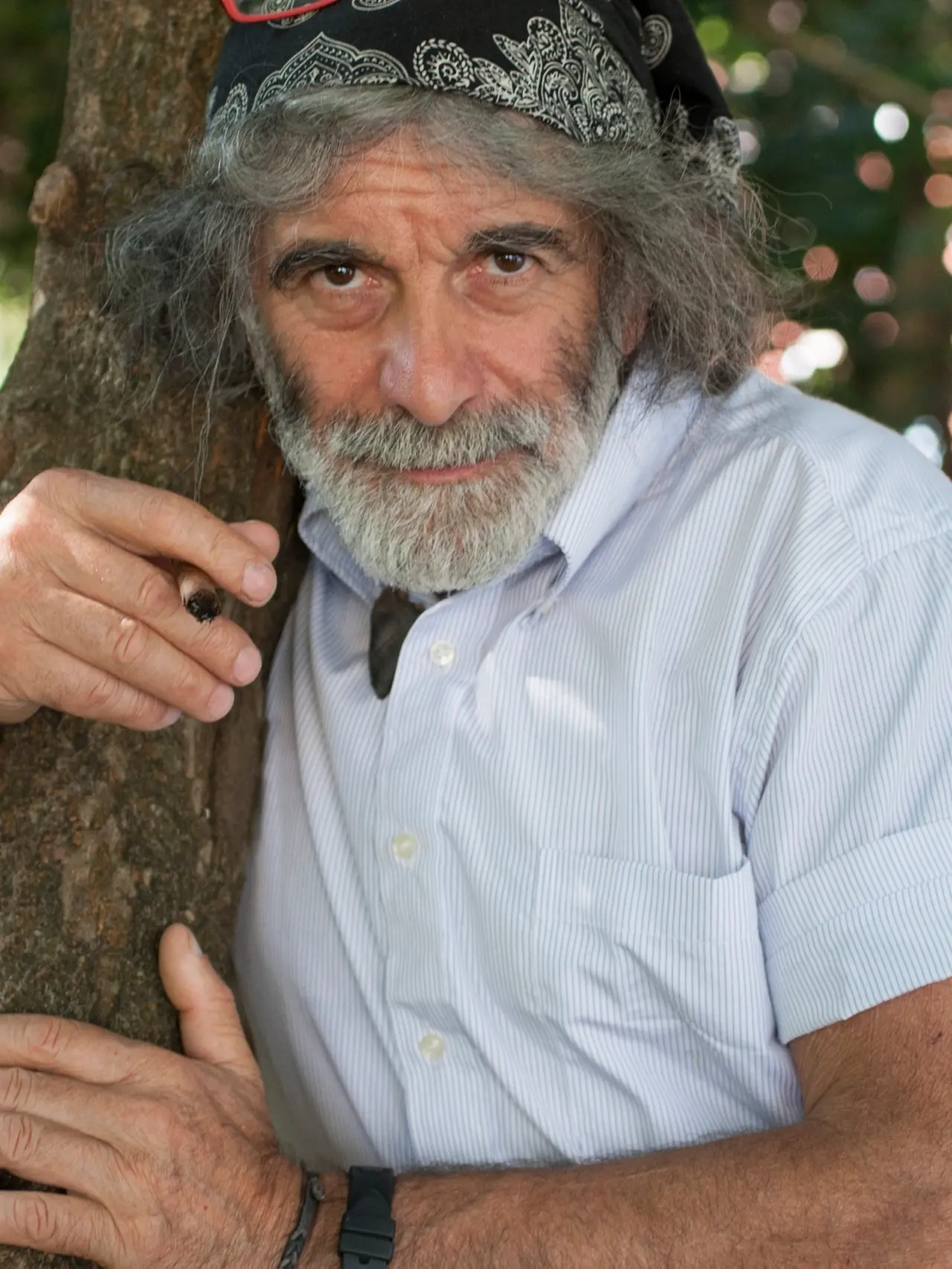 Lo scrittore friulano Mauro Corona