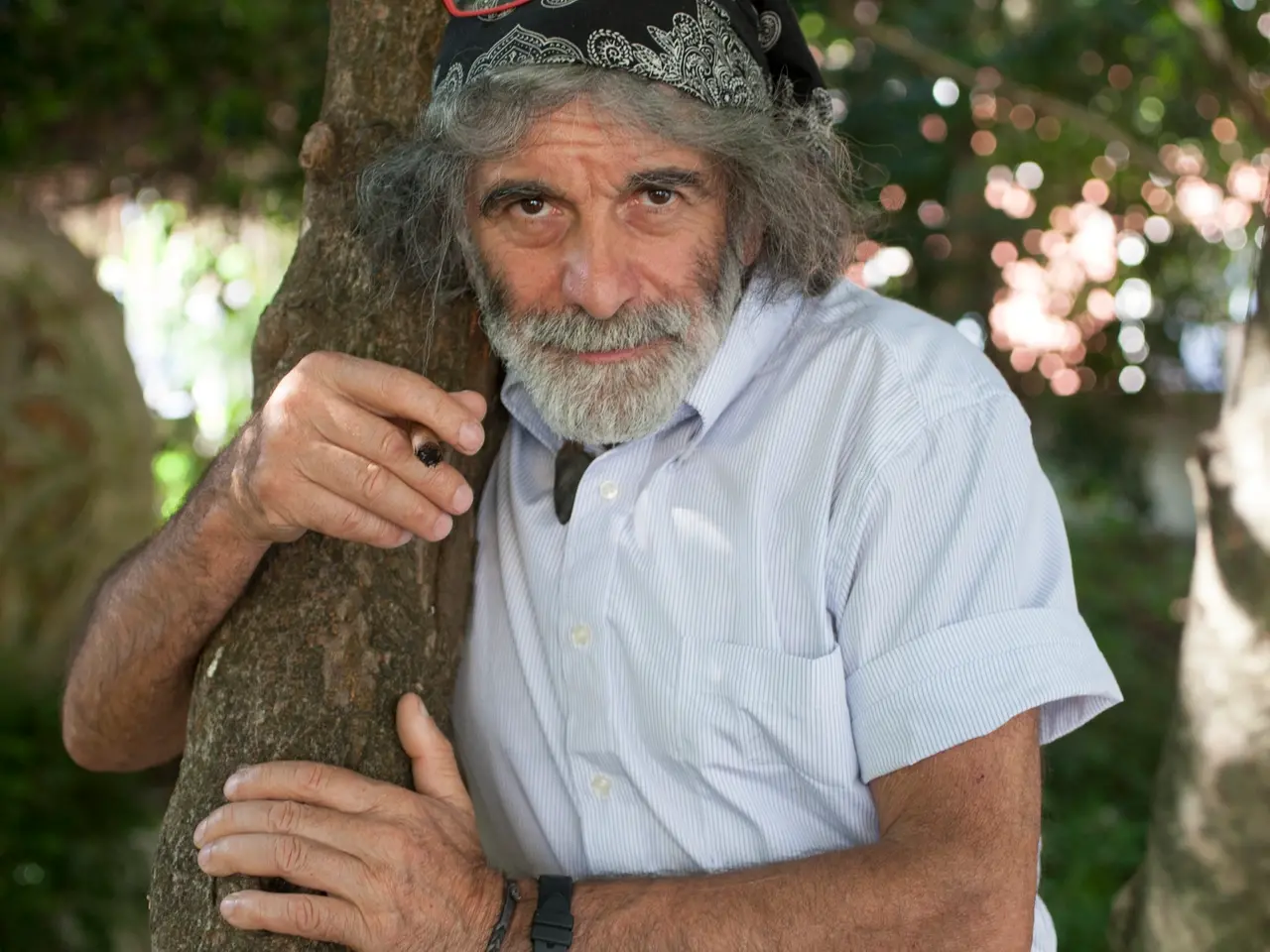 Lo scrittore friulano Mauro Corona