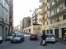 L’inizio di strada di Fiume, via in cui è avvenuto il furto Foto Lasorte
