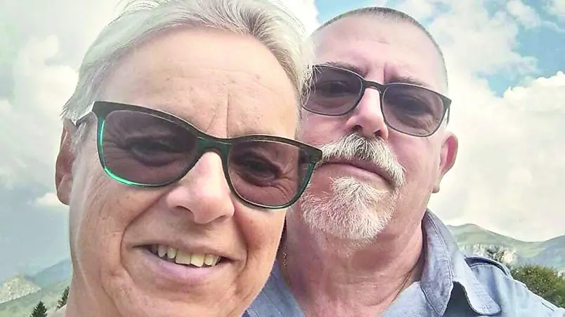 Enrico Marigo insieme alla moglie Cinzia Zamboni