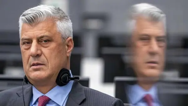 L'ex presidente kosovaro Hashim Thaçi