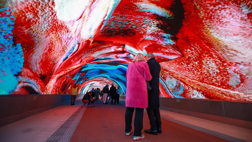 Un’immagine della Dag nella galleria Bombi