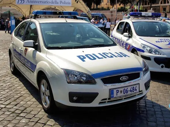 La polizia croata