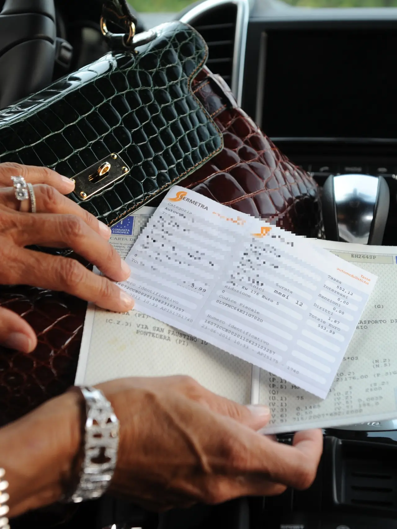 Un bollo auto in una foto di repertorio