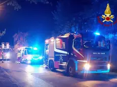 L'intervento dei vigili del fuoco a Gorizia