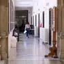 L’interno del Palazzo di giustizia in foro Ulpiano a Trieste (foto Massimo Silvano)