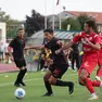 La Triestina in campo contro il Campodarsegno. Foto Mariani/Lasorte