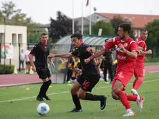 La Triestina in campo contro il Campodarsegno. Foto Mariani/Lasorte