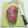 La carne preparata per un brasato
