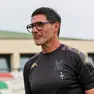 Mister Fontana durante la partita Triestina-Campodarsego. Foto Mariani/Lasorte