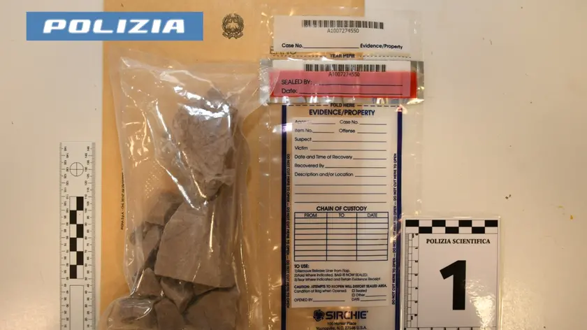 L'eroina trovata in possesso dell'uomo