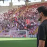 Mister Fontana durante il match Triestina-Bassano conclusosi in pareggio