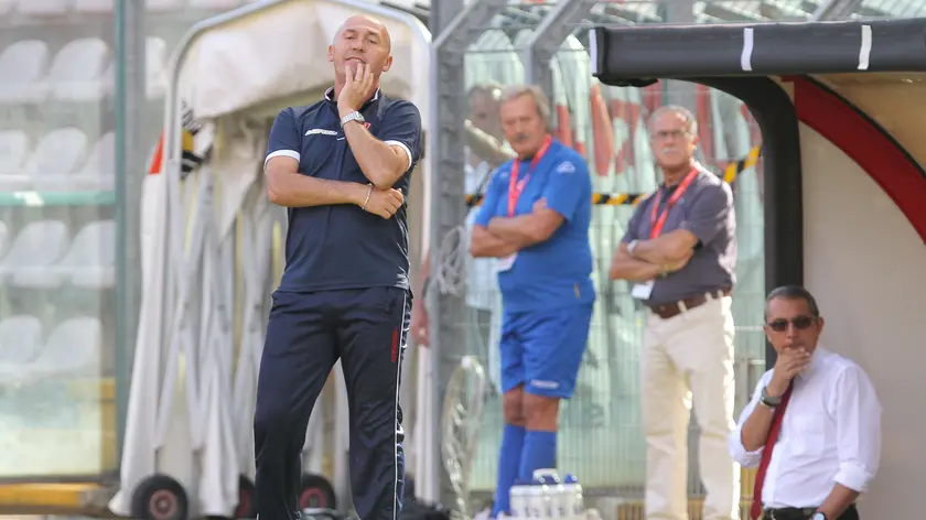 Maurizio Costantini, ex allenatore della Triestina (foto Andrea Lasorte)