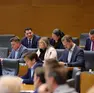 Tra i deputati, in alto a sinistra Stevanović (sito Parlamento sloveno)
