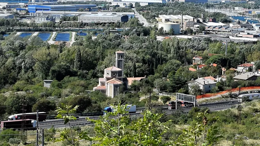 Una veduta dall’alto di San Giovanni di Duino