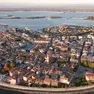 Una veduta di Grado e della sua laguna