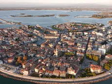 Una veduta di Grado e della sua laguna