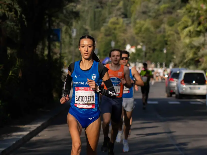 Nadia Battocletti in azione durante l’edizione 2025 della Corsa dei Castelli Foto Miglioresi/Pierro