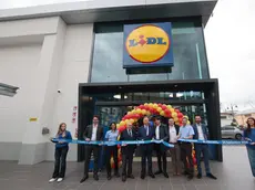 L'inaugurazione del nuovo Lidl all'ex Gaslini (Lasorte)