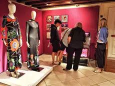 Uno scorcio della mostra Italia Settanta di palazzo Attems