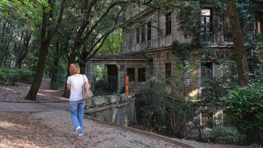 Villa Cosulich al centro della "caccia al tesoro". Foto Silvano
