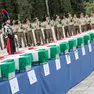 La cerimonia al Sacrario di Redipuglia. A destra, l’intervento del sottosegretario Rauti Foto Tibaldi