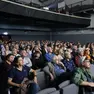 Il folto pubblico in sala al Teatro Miela per l’anteprima di Trieste Next Foto Andrea Lasorte