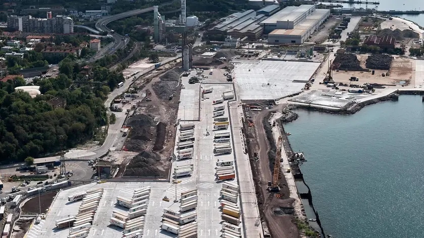 L’area a caldo dell’ex Ferriera oggi