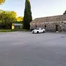 La pensilina dell'autobus dove è avvenuta la vicenda a Palmanova