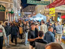 Il centro di Gorizia affollato per Gusti di frontiera (foto Daniele Tibaldi)