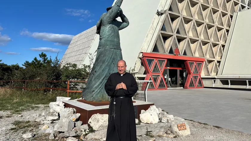 Padre Lorenzo Pardi, rettore del santuario di Monte Grisa