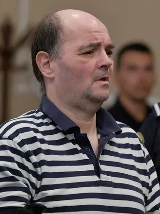 L’omicida Kristijan Aleksić in tribunale (foto Index.hr)
