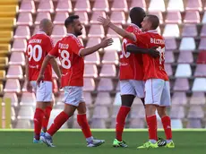 L’esultanza dopo il gol di domenica di Paolo Beltrame