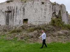 Il sopralluogo alla Rocca di Monfalcone con l'architetto Francesco Morena. Foto servizio Katia Bonaventura