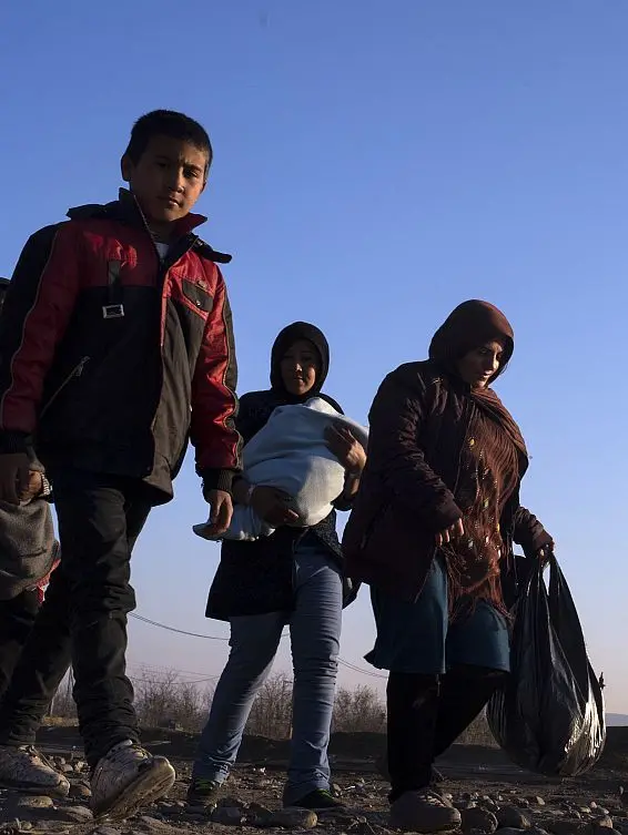 Migranti in cammino lungo la Rotta balcanica