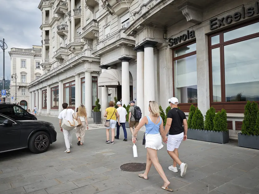 Turisti a Trieste