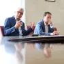 Gli assessori Maurizio De Blasio e Stefano Avian Foto Lasorte