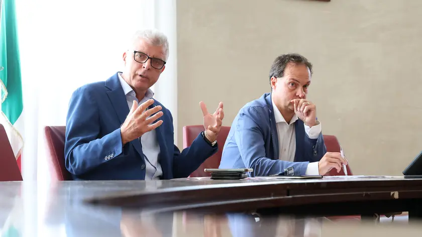 Gli assessori Maurizio De Blasio e Stefano Avian Foto Lasorte