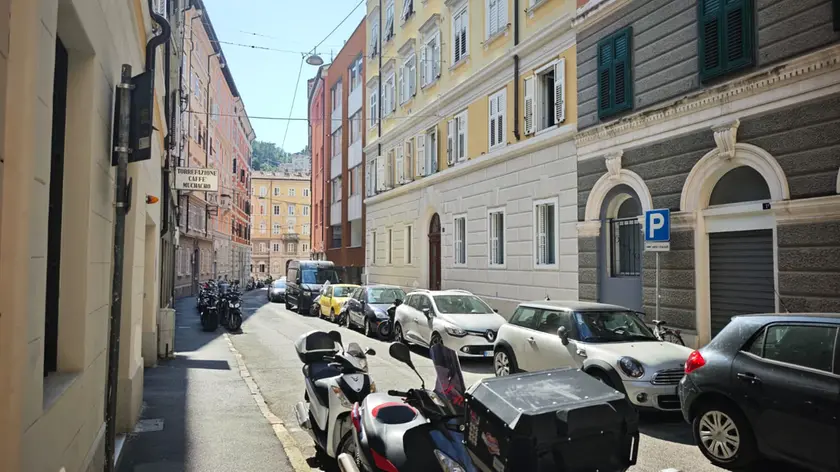 Uno scorcio di via Ricci a Trieste (Lasorte)