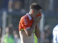 La disperazione dopo il 3-0 subito contro il Cjarlins Muzane (foto Mariani / Lasorte)
